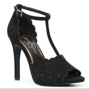 Jessica Simpson Idelle black suede heels